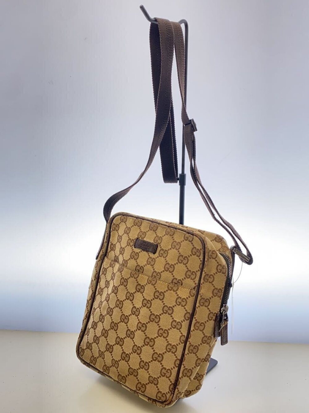 Gucci Canvas All GG Bag over Shoulder Brown